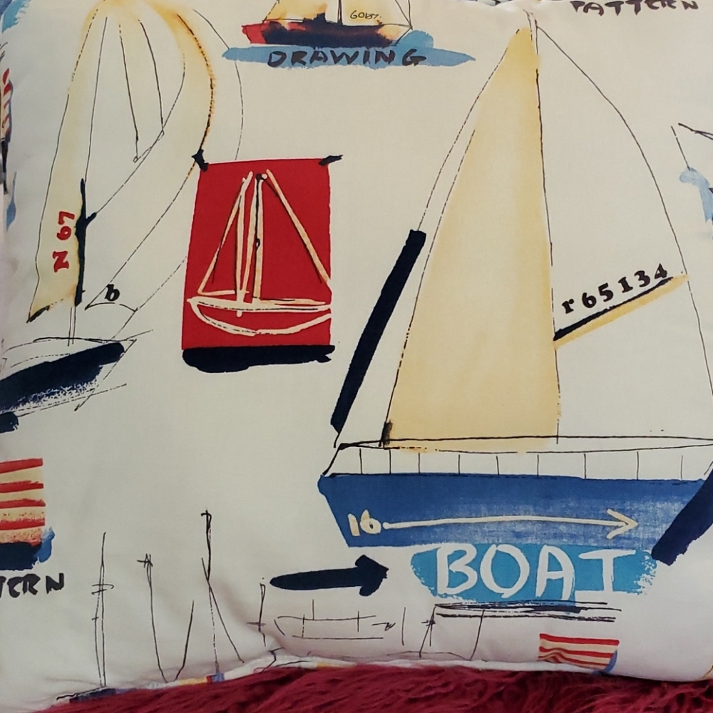 NWOT, Nautical throw pillow